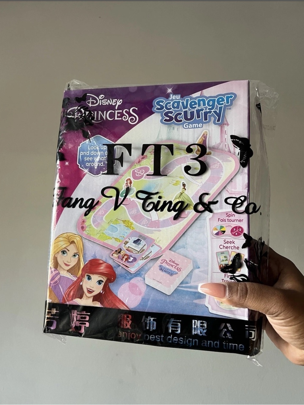 Disney Princess Jeu Scavenger Scurry Game Seek & Find- New & Sealed
